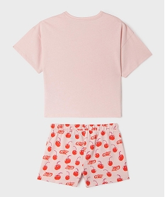 pyjashort a motifs cherry coke fille - coca cola rose standardG558901_2