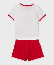 pyjama bicolore avec inscription cherry coke fille - coca cola blanc standardG559001_4