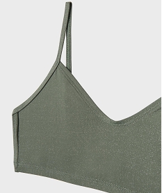 maillot de bain 2 pieces aux reflets pailletes fille kaki standardG559101_2