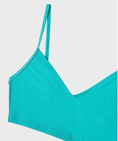 maillot de bain 2 pieces aux reflets pailletes fille vert standardG559201_2