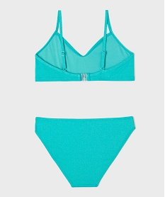maillot de bain 2 pieces aux reflets pailletes fille vert standardG559201_3