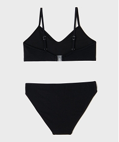 maillot de bain 2 pieces aux reflets pailletes fille noir standardG559301_3