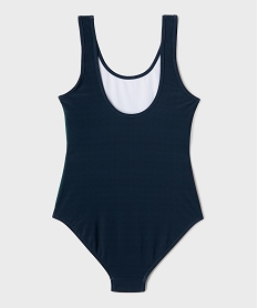 maillot de bain 1 piece tricolore fille - camps united bleuG560101_3