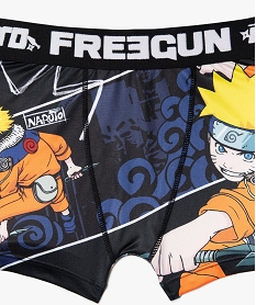 boxer en microfibre a motif manga garcon - freegun x naruto multicoloreG561501_2