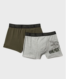GEMO Boxers en coton stretch imprimé garçon - One Piece Multicolore