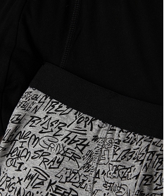 boxers en coton stretch garcon (lot de 2) noirG562301_2