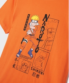 pyjashort bicolore avec motif manga garcon - naruto shippuden orange standardG563401_2