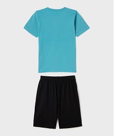 pyjashort en coton imprime jeu video garcon bleu standardG563801_3