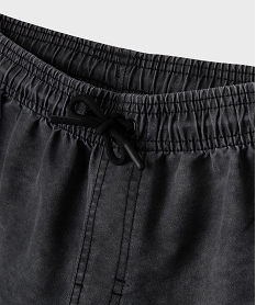 short de surf avec taille elastique garcon noir standardG564001_2
