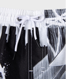 short de surf a motif urbain garcon bleuG564201_3