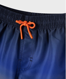 short de surf multicolores avec taille ajustable garcon orange standardG564501_2