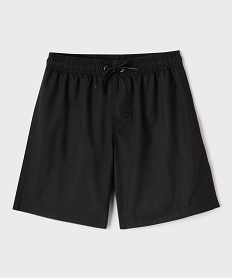 GEMO Short de surf avec taille ajustable garçon noir standard