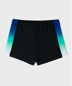shorty de bain avec bandes colorees garcon noir standardG564901_4