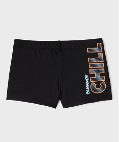GEMO Maillot de bain boxer imprimé garçon noir standard