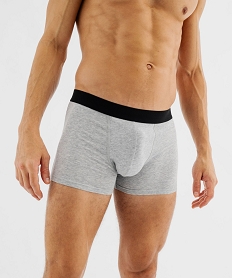 boxers en coton stretch homme avec inscriptions (lot de 2) bleuG565701_4