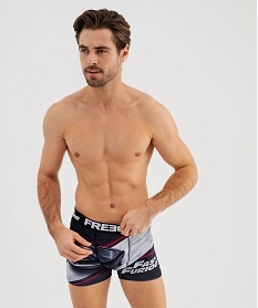 GEMO Boxer en microfibre à motif voiture homme - Freegun x Fast and Furious noir standard