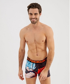 GEMO Boxer en microfibre à motif manga homme - Freegun x Dragon Ball Super noir standard