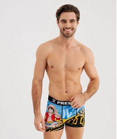 GEMO Boxer en microfibre à motif manga homme - Freegun x One Piece bleu standard
