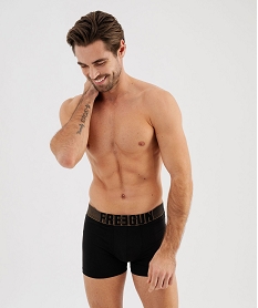 GEMO Boxer extra doux avec ceinture fantaisie homme - Freegun noir standard