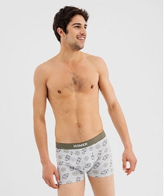boxer en coton stretch imprime homme - the simpsons (lot de 2) vert standardG567501_4