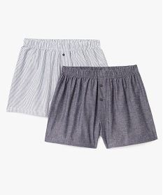 GEMO Caleçons imprimés homme (lot de 2) Bleu