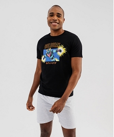 GEMO Pyjashort en coton imprimé homme - Goldorak noir standard