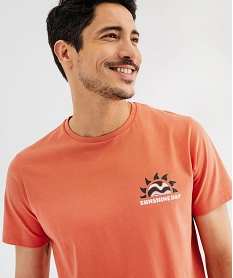 pyjashort bicolore en coton homme orange standardG569201_2