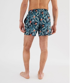 short de bain imprime tropical homme vertG569801_3