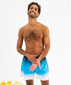 short de bain degrade de couleurs homme bleu standardG570101_2