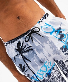 short de bain imprime homme grisG570201_2