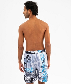 short de bain imprime homme grisG570201_3