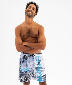 short de bain imprime homme grisG570201_4