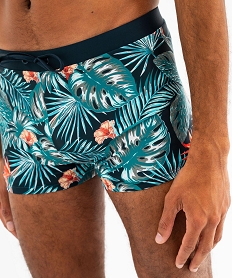 maillot de bain boxer imprime tropical homme vertG571001_2