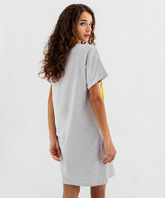 chemise de nuit a manches courtes imprimee femme - sailor moon gris standard nuisettes chemises de nuitG573801_3