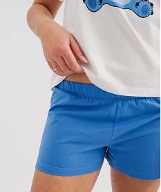 pyjashort avec motif stitch femme - disney bleu standard pyjamas ensembles vestesG577001_4