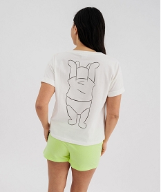 pyjashort avec motif winnie l’ourson femme - disney vert standard pyjamas ensembles vestesG577101_3