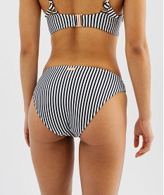 bas de maillot de bain raye forme culotte femme - lulucastagnette bleu standard bas de maillots de bainG579101_2