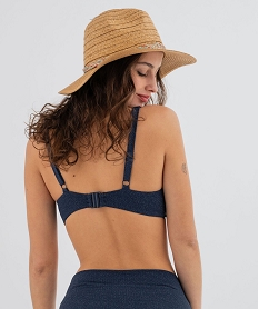haut de maillot de bain forme push-up femme bleu standard haut de maillots de bainG580701_2