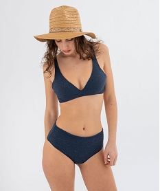haut de maillot de bain forme push-up femme bleu standard haut de maillots de bainG580701_3