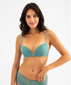 GEMO Soutien-gorge push-up en dentelle vert standard