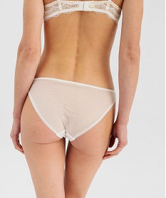 culottes en dentelle et tulle femme (lot de 2) beige culottesG589301_2