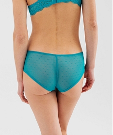 shorty en dentelle et tulle femme (lot de 2) bleu shortiesG592401_2