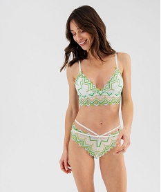 shorty en dentelle avec brides a la taille femme blanc standard shortiesG593001_3