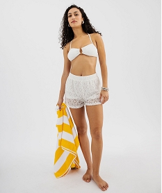short de plage en dentelle femme blancG598401_4
