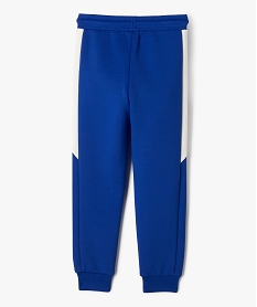 pantalon de jogging tricolore garcon bleu standardG598801_3
