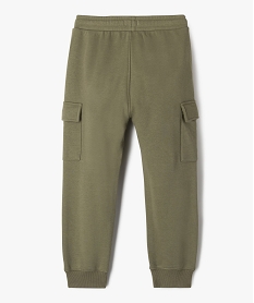 jogging en molleton a poches cargo garcon vertG599001_3