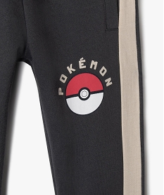 pantalon de jogging bicolore garcon - pokemon gris standardG599201_2