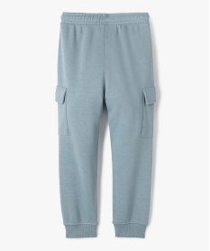 jogging en molleton a poches cargo garcon bleuG599401_3