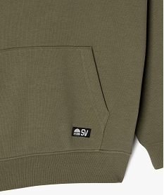 sweat a capuche molletonne garcon vert sweatsG599901_2
