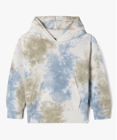 sweat a capuche tie-and-dye garcon bleu sweatsG600301_2